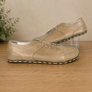 Nefes Handmade Barefoot Leather Sneakers Matte Tan Women's 9 Zero Drop